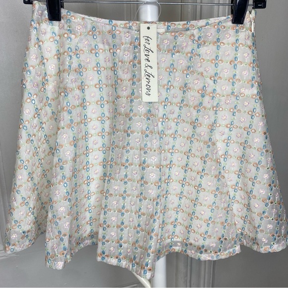 NWOT LOVERS & FRIENDS DENISE MINI SKIRT - Picture 6 of 8